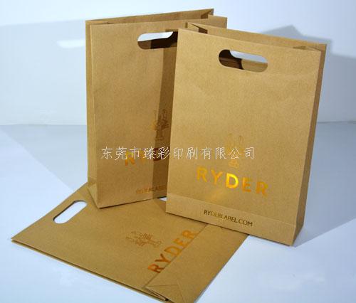牛皮纸手挽袋